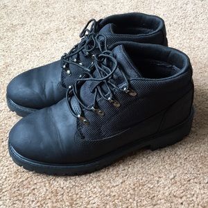 Timberland Black Boots, US Boys Size 3.5 (Women’s 5.5-6)